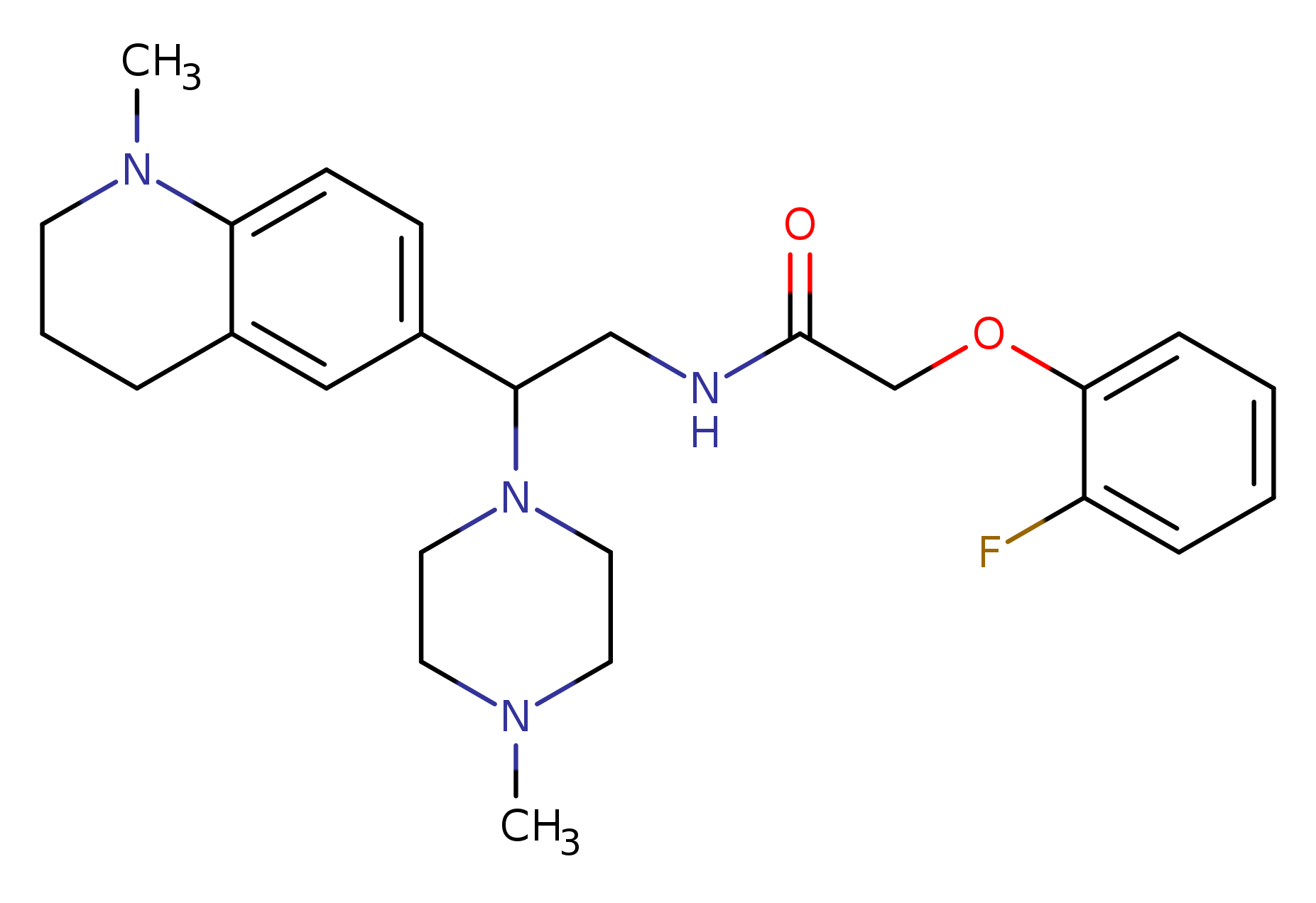 2-(2-fluorophenoxy)-N-[2-(1-methyl-1,2,3,4-tetrahydroquinolin-6-yl)-2-(4-methylpiperazin-1-yl)ethyl]acetamide