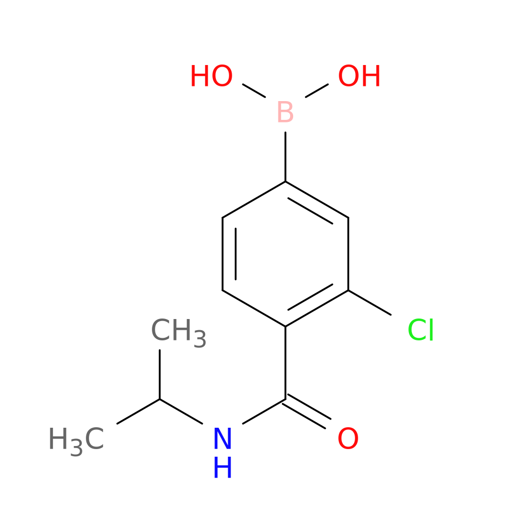 3-Chloro-4-(N-isopropylcarbamoyl)phenylboronic acid