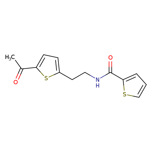 N-[2-(5-acetylthiophen-2-yl)ethyl]thiophene-2-carboxamide