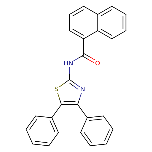 N-(4,5-diphenyl-1,3-thiazol-2-yl)naphthalene-1-carboxamide