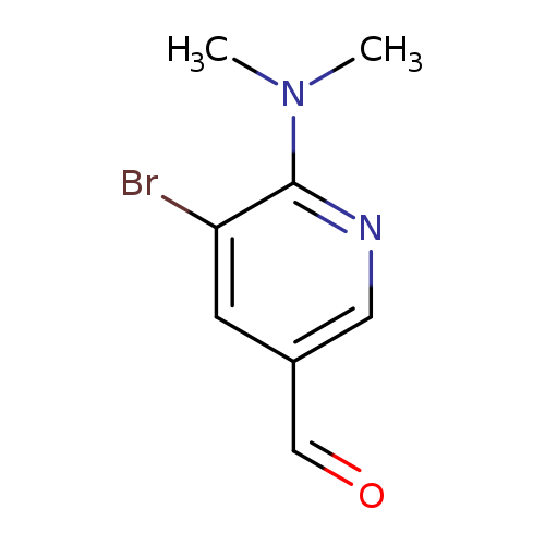 5-bromo-6-(dimethylamino)pyridine-3-carbaldehyde