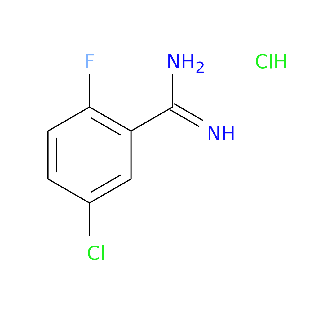 5-Chloro-2-fluoro-benzamidine, HCl