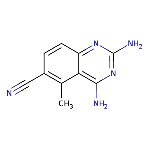 2,4-diamino-5-methylquinazoline-6-carbonitrile