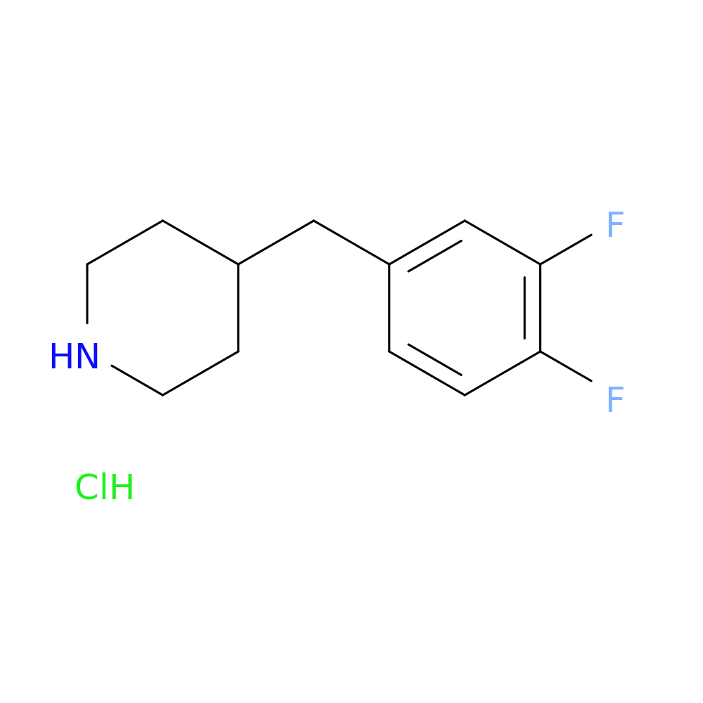 4-(3,4-Difluorobenzyl)piperidine hydrochloride