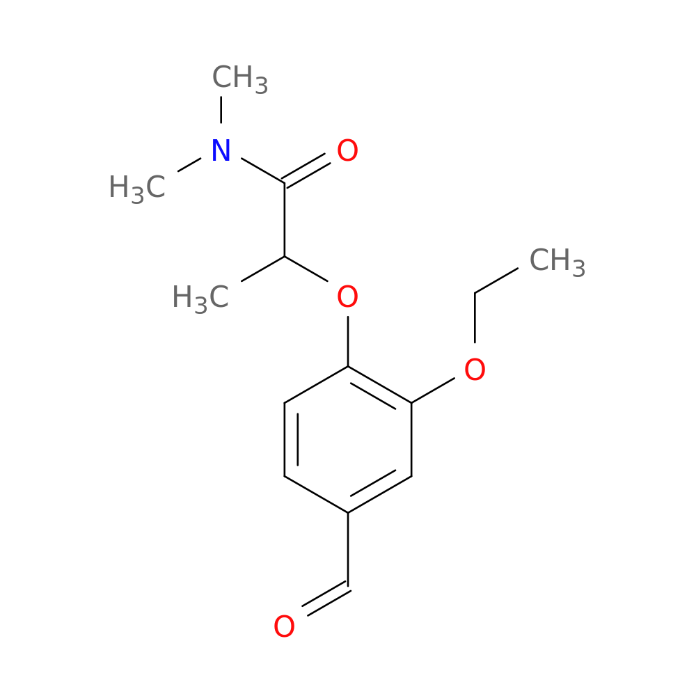 2-(2-Ethoxy-4-formylphenoxy)-N,N-dimethylpropanamide