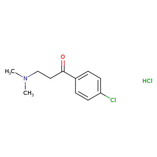 1-Propanone, 1-(4-chlorophenyl)-3-(dimethylamino)-, hydrochloride (1:1)
