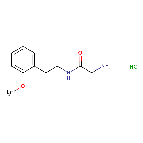 2-amino-N-[2-(2-methoxyphenyl)ethyl]acetamide hydrochloride