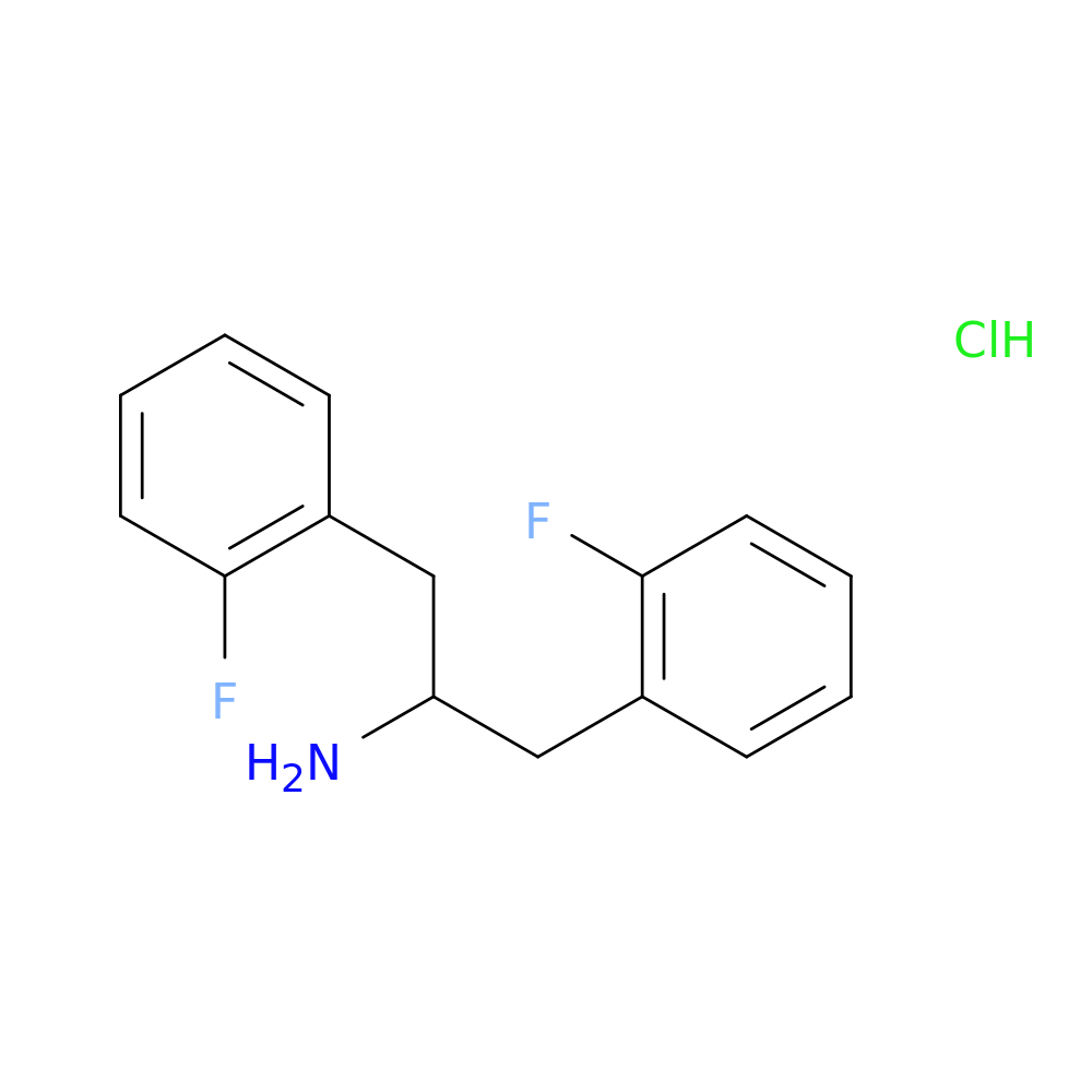 1,3-bis(2-fluorophenyl)propan-2-amine hydrochloride