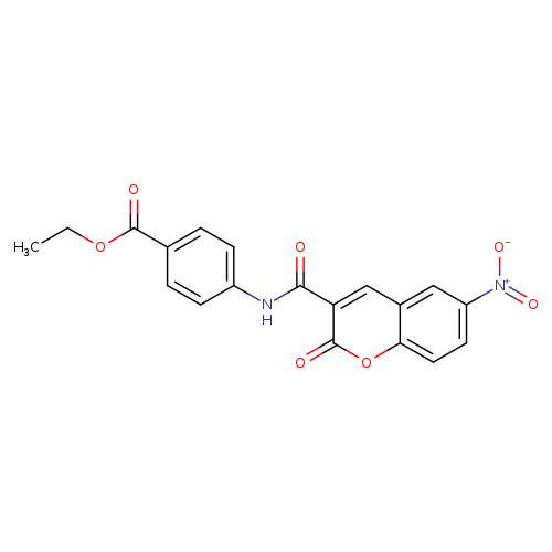 ethyl 4-(6-nitro-2-oxo-2H-chromene-3-amido)benzoate