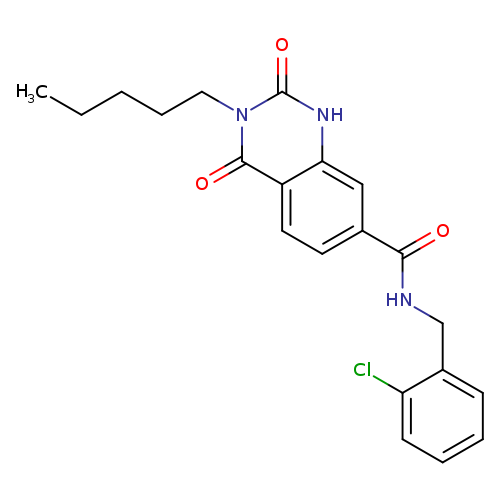 N-[(2-chlorophenyl)methyl]-2,4-dioxo-3-pentyl-1,2,3,4-tetrahydroquinazoline-7-carboxamide
