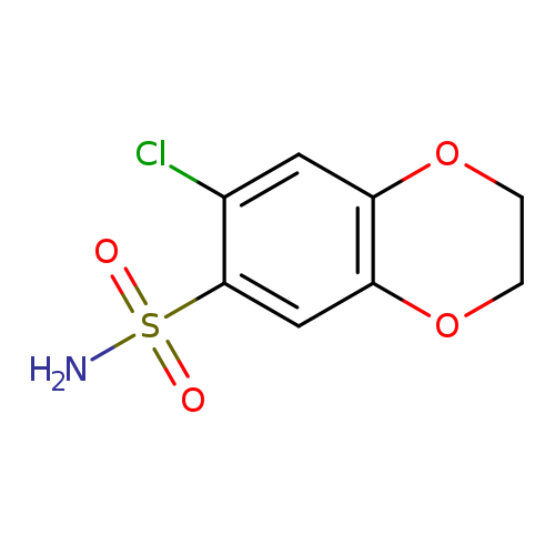 7-chloro-2,3-dihydro-1,4-benzodioxine-6-sulfonamide