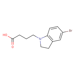 4-(5-Bromo-2,3-dihydro-indol-1-yl)-butyric acid