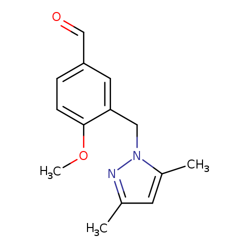 3-(3,5-Dimethyl-pyrazol-1-ylmethyl)-4-methoxy-benzaldehyde