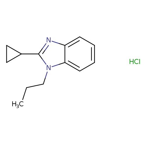 2-cyclopropyl-1-propyl-1H-1,3-benzodiazole hydrochloride