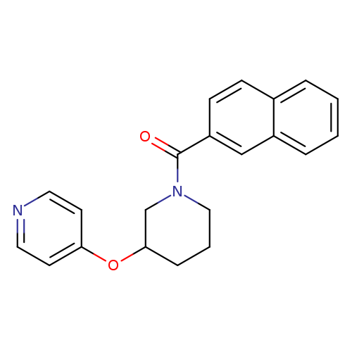 4-{[1-(naphthalene-2-carbonyl)piperidin-3-yl]oxy}pyridine