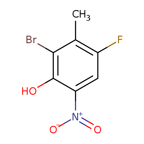 2-Bromo-4-fluoro-3-methyl-6-nitrophenol