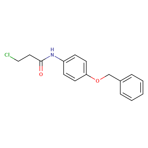 N-[4-(benzyloxy)phenyl]-3-chloropropanamide