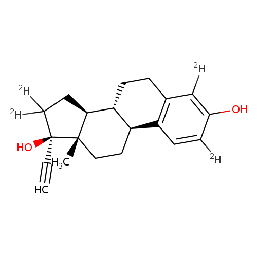 Ethynyl Estradiol-2,4,16,16-d4