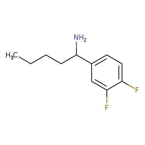 1-(3,4-Difluorophenyl)pentylamine