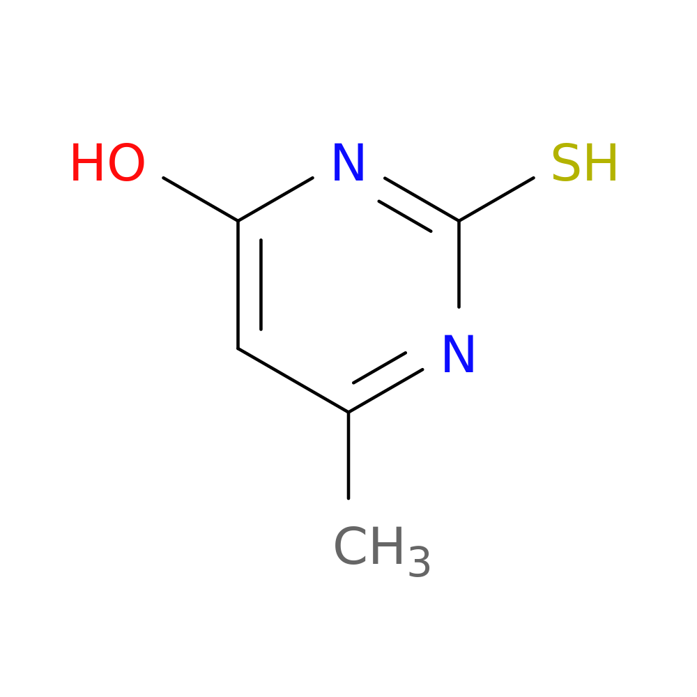 4-Hydroxy-2-mercapto-6-methylpyrimidine