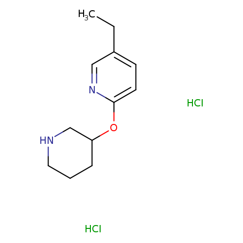 5-ethyl-2-(piperidin-3-yloxy)pyridine dihydrochloride