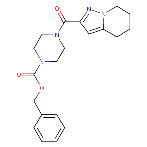 benzyl 4-{4H,5H,6H,7H-pyrazolo[1,5-a]pyridine-2-carbonyl}piperazine-1-carboxylate