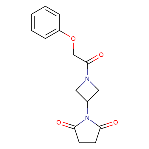 1-[1-(2-phenoxyacetyl)azetidin-3-yl]pyrrolidine-2,5-dione