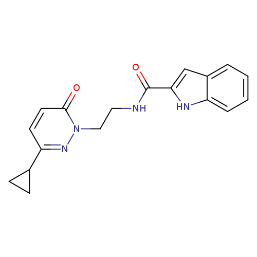 N-[2-(3-cyclopropyl-6-oxo-1,6-dihydropyridazin-1-yl)ethyl]-1H-indole-2-carboxamide