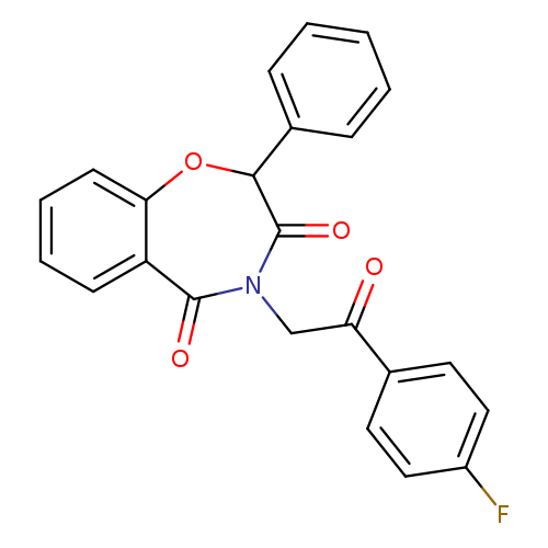 4-[2-(4-fluorophenyl)-2-oxoethyl]-2-phenyl-2,3,4,5-tetrahydro-1,4-benzoxazepine-3,5-dione