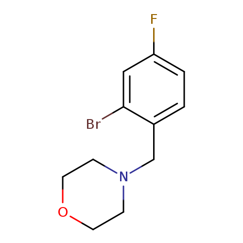 2-Bromo-4-fluoro-1-(morpholinomethyl)benzene