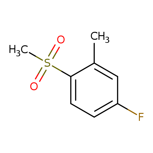 4-Fluoro-2-methyl-1-(methylsulphonyl)benzene