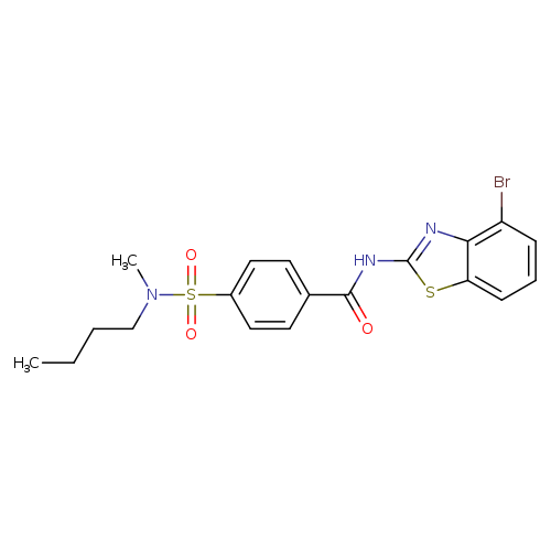 N-(4-bromo-1,3-benzothiazol-2-yl)-4-[butyl(methyl)sulfamoyl]benzamide