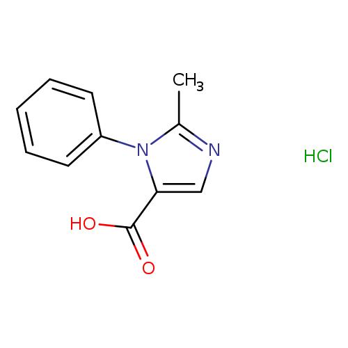 2-Methyl-1-phenyl-1h-imidazole-5-carboxylic acid hydrochloride