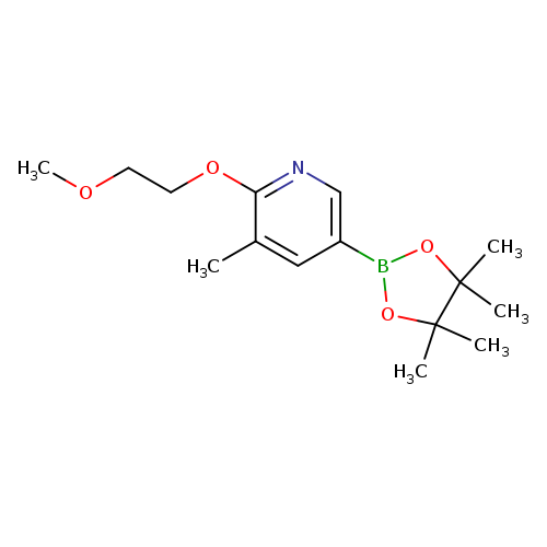 2-(2-Methoxyethoxy)-3-methyl-5-(4,4,5,5-tetramethyl-1,3,2-dioxaborolan-2-yl)pyridine