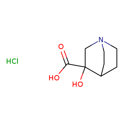 3-hydroxy-1-azabicyclo[2.2.2]octane-3-carboxylic acid hydrochloride