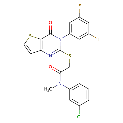 N-(3-chlorophenyl)-2-{[3-(3,5-difluorophenyl)-4-oxo-3H,4H-thieno[3,2-d]pyrimidin-2-yl]sulfanyl}-N-methylacetamide
