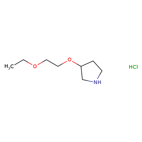 3-(2-ETHOXYETHOXY)PYRROLIDINE HYDROCHLORIDE