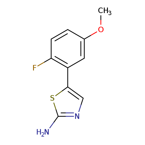 5-(2-Fluoro-5-methoxyphenyl)thiazol-2-amine