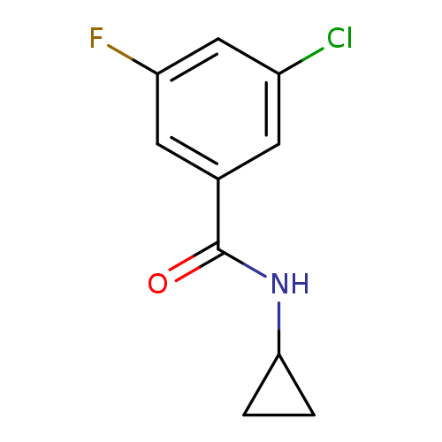 3-chloro-N-cyclopropyl-5-fluorobenzamide