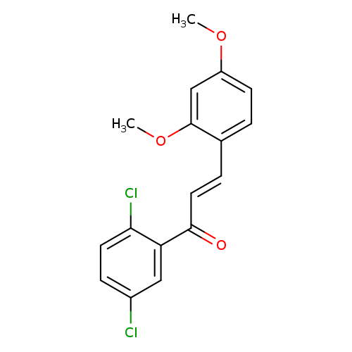 (2E)-1-(2,5-dichlorophenyl)-3-(2,4-dimethoxyphenyl)prop-2-en-1-one