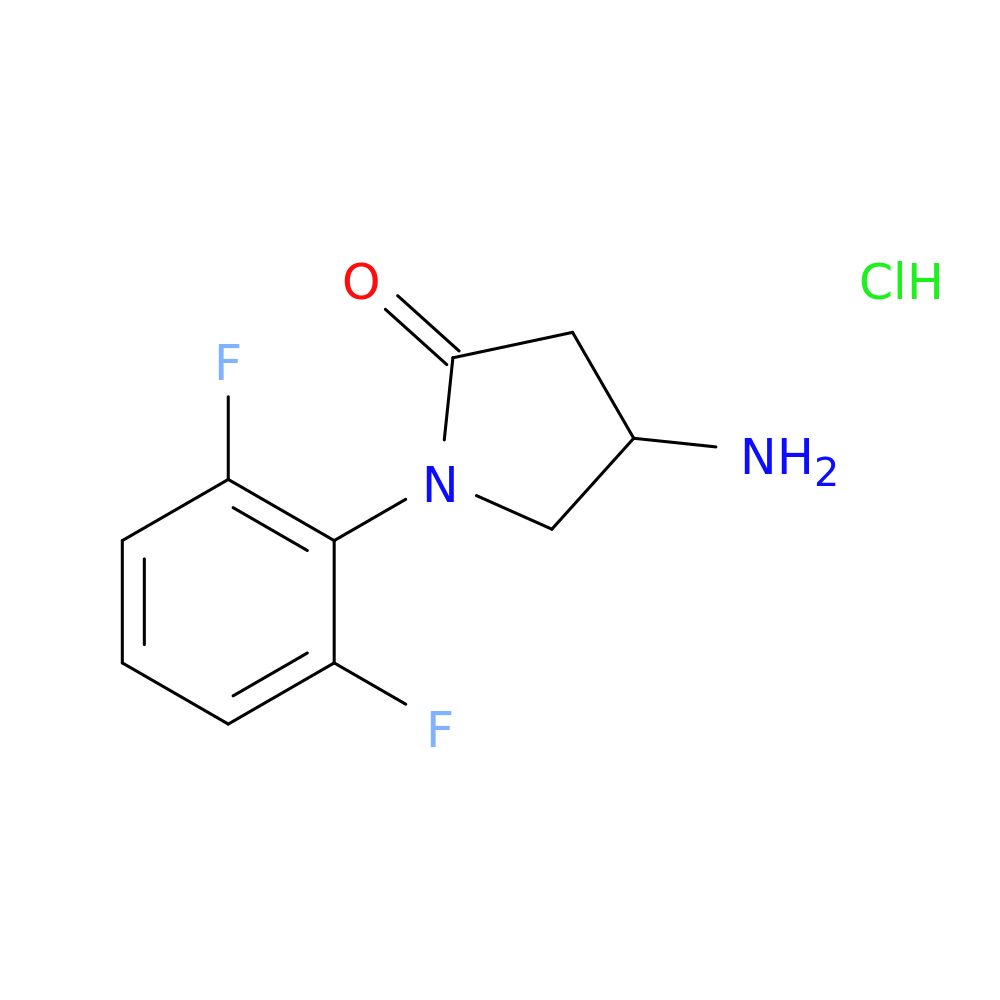 4-amino-1-(2,6-difluorophenyl)pyrrolidin-2-one hydrochloride