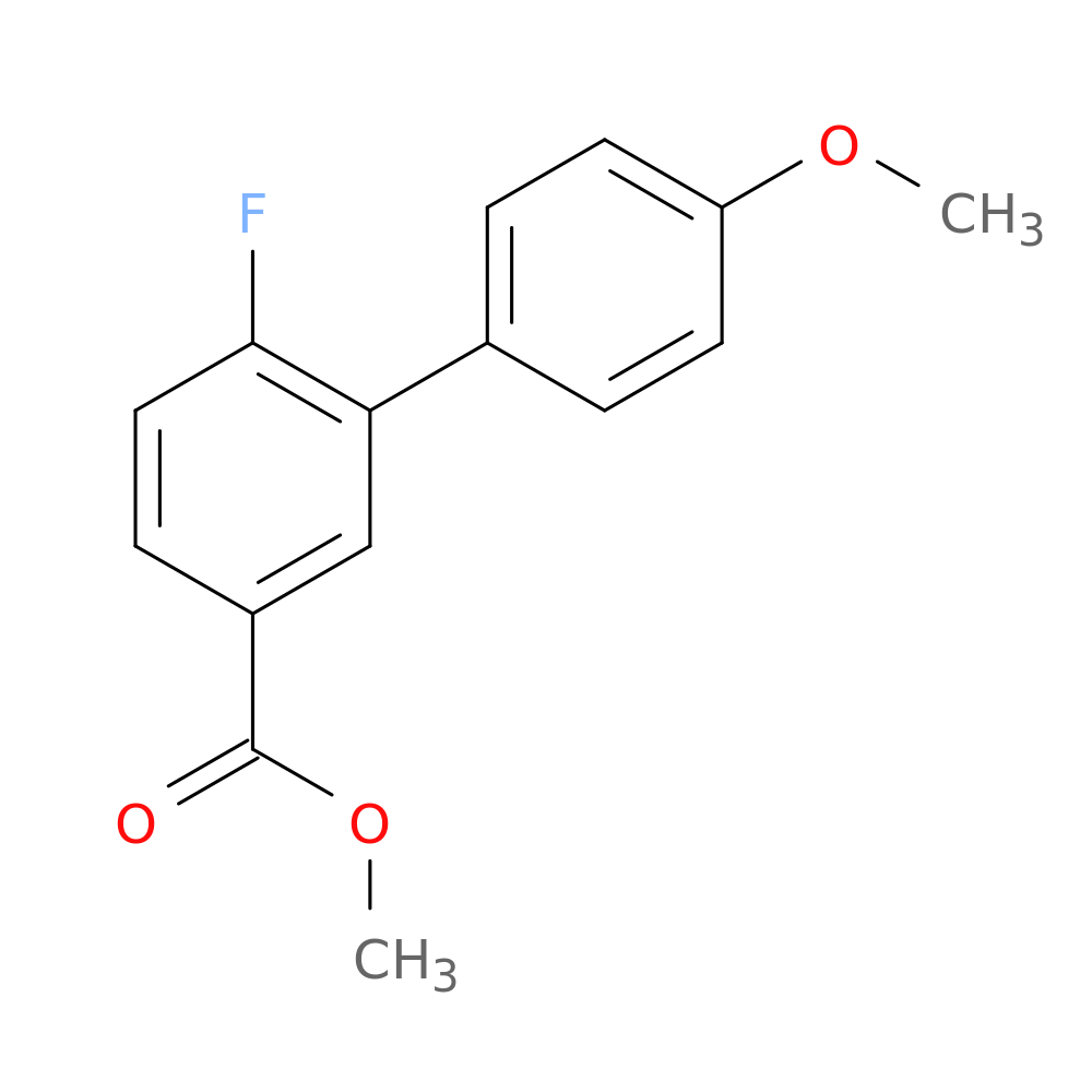 Methyl 4-fluoro-3-(4-methoxyphenyl)benzoate