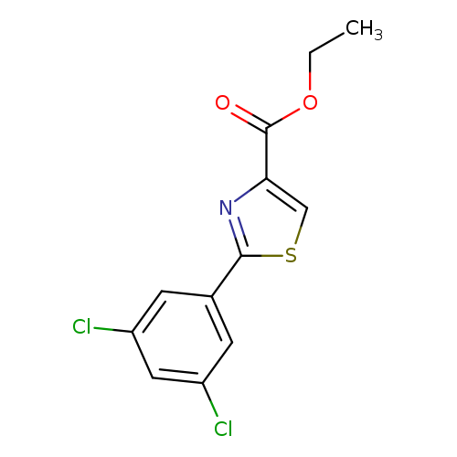 4-Thiazolecarboxylic acid, 2-(3,5-dichlorophenyl)-, ethyl ester