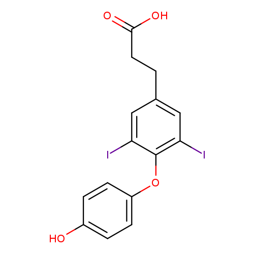 3-[4-(4-Hydroxyphenoxy)-3,5-diiodophenyl]propanoic acid
