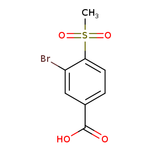 3-Bromo-4-(methylsulfonyl)benzoic Acid