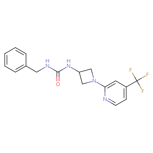 1-benzyl-3-{1-[4-(trifluoromethyl)pyridin-2-yl]azetidin-3-yl}urea