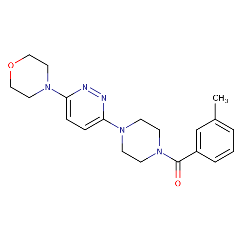 4-{6-[4-(3-methylbenzoyl)piperazin-1-yl]pyridazin-3-yl}morpholine