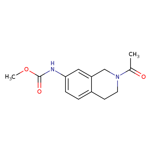methyl N-(2-acetyl-1,2,3,4-tetrahydroisoquinolin-7-yl)carbamate