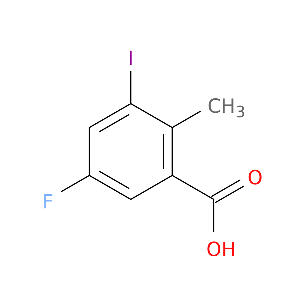 5-fluoro-3-iodo-2-methylbenzoic acid