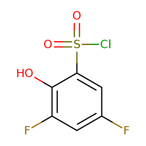 3,5-Difluoro-2-hydroxybenzene-1-sulfonyl chloride